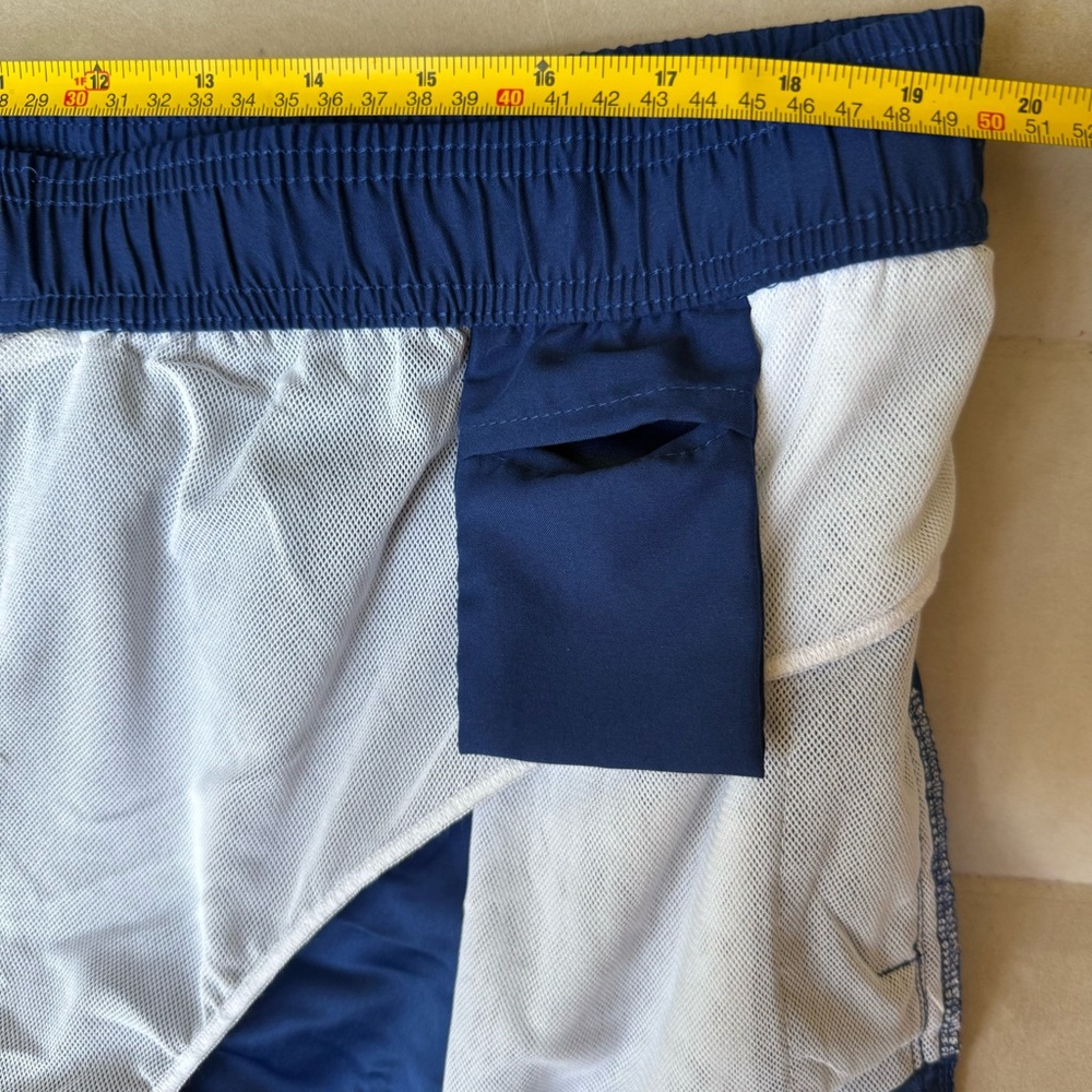 Amazon essentials men’s Blue Swim Trunks Adjustable Waist and Lightweight XXL - Picture 6 of 13